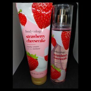 Bodycology Strawberry Cheesecake Mist and Lotion Set